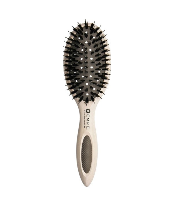 Emme  Classic Oval Polish Hair Brush EL02