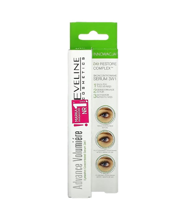 Eveline  Advance Volumiere 3 In 1 Eyelashes Concentrated Serum