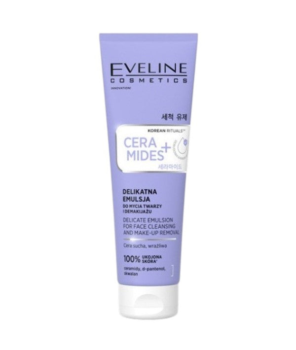 Eveline  Ceramides Delicate Emulsion For Face Cleansing Make Up Removal