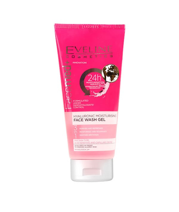 Eveline  Facemed Hyaluronic Moisturising Face Wash Gel