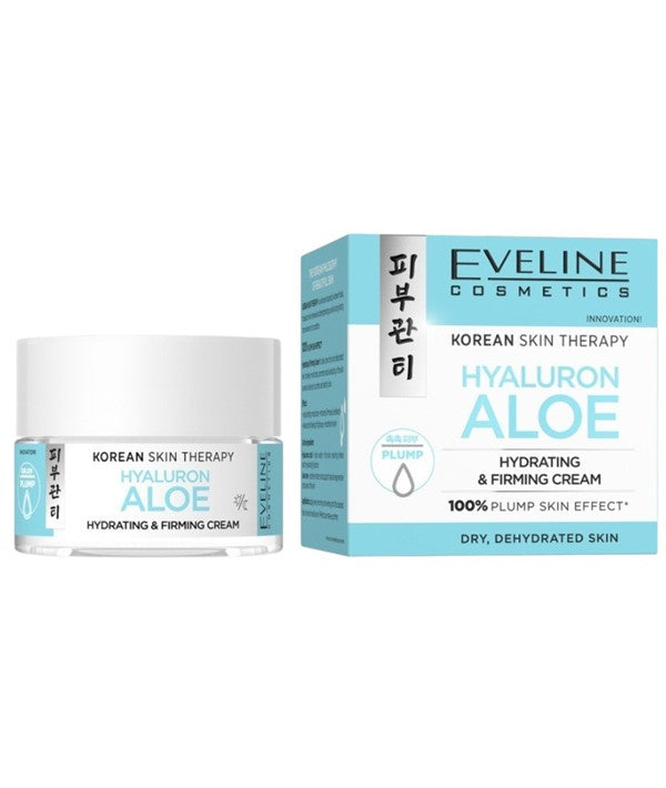 Eveline  Korean Skin Therapy Hyaluron Aloe Hydrating Firming Cream