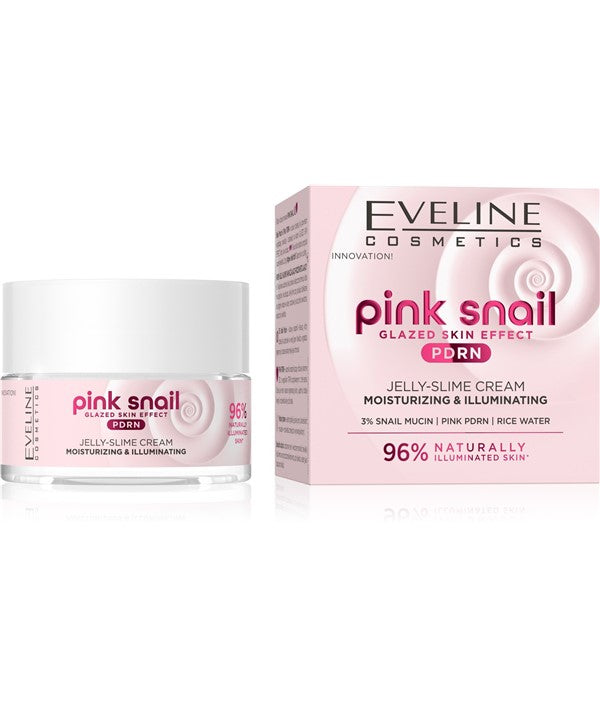 Eveline Pink Snail Moisturizing Jelly Slime Cream