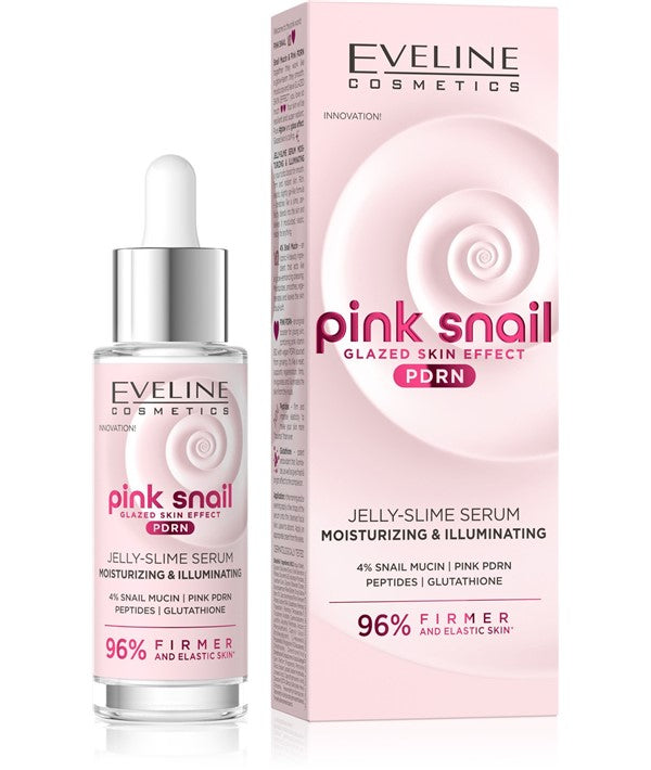 Eveline Pink Snail Moisturizing Jelly Slime Serum