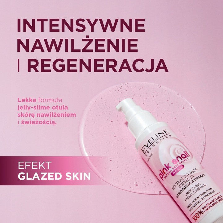Eveline Pink Snail Smoothing Facial Essence