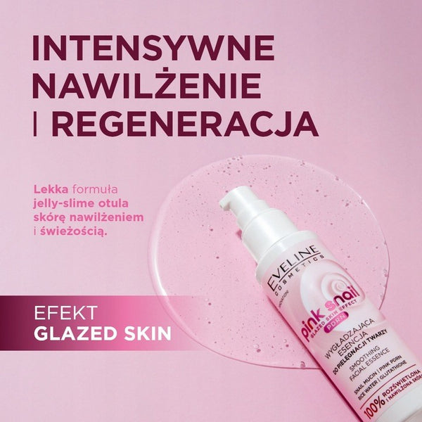 Eveline Pink Snail Smoothing Facial Essence