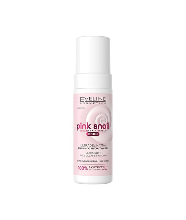 Eveline  Pink Snail Ultra Soft Face Cleansing Foam