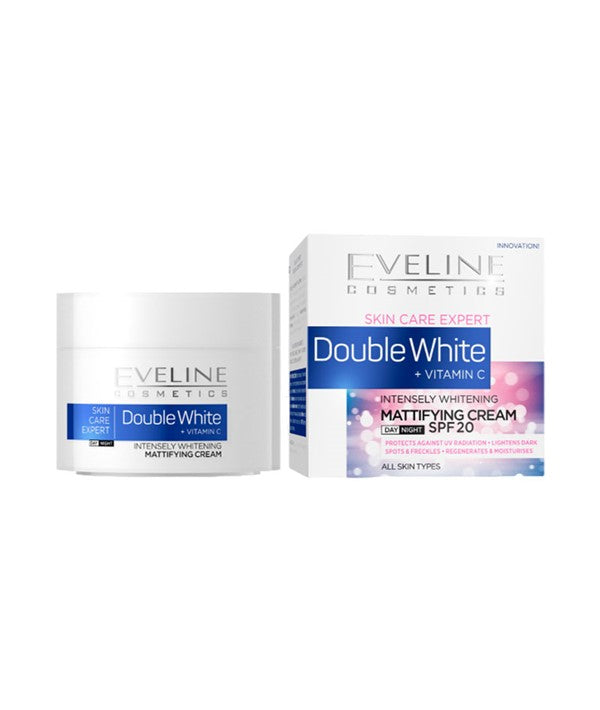 Eveline  Skin Care Expert Double White Mattifying Cream SPF20