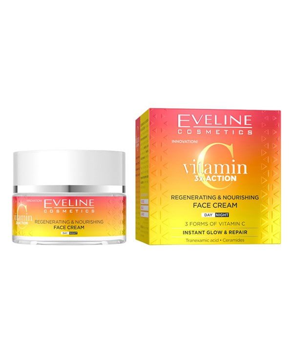Eveline  Vitamin C 3X Action Regenerating And Nourishing Face Cream