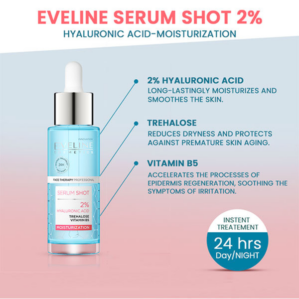 Eveline Face Therapy Hyaluronic Acid Serum Shot 30ml