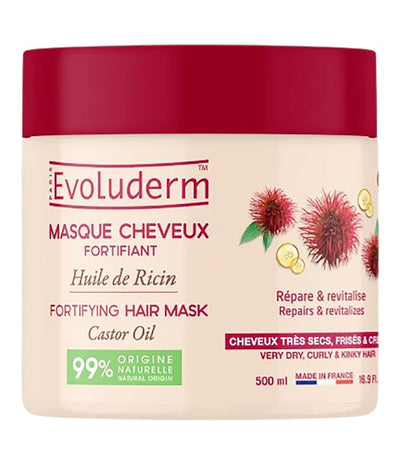 Evoluderm Fortifying Hair Mask Castor Oil 500ml
