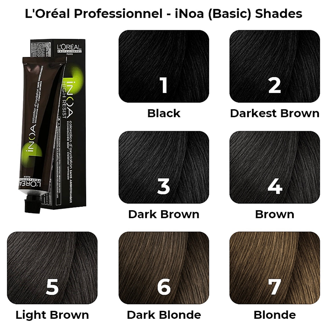 Loreal Paris Loreal INOA Ammonia Free Permanent Color 60g - Afro Hair Boutique
