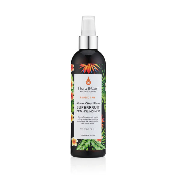 Flora And Curl Protect Me African Citrus Bloom Superfruit Detangling Mist 250ml - Afro Hair Boutique