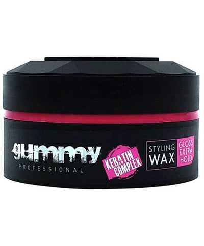 Gummy Hair Gel Keratin Complex Gloss Extra Hold Styling Wax 150ml