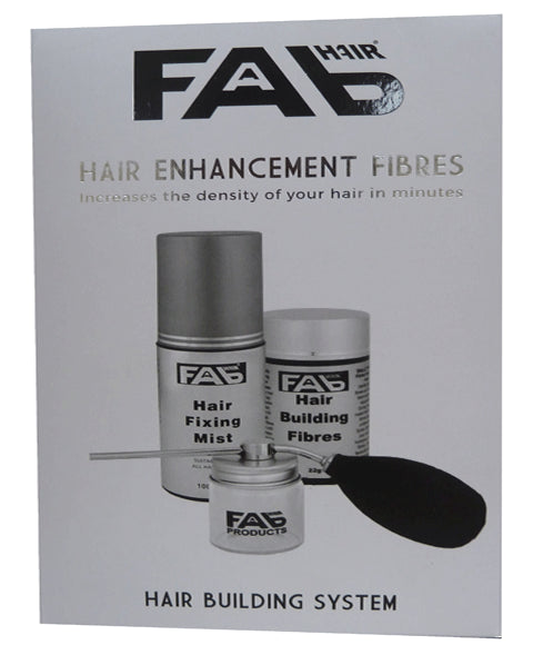 Fab Hair Hair Enhancement Fibers Hair Building System