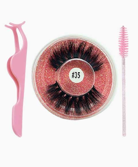 Famous Me Soft R Rated 35FM Vegan Mink Eyelashes 