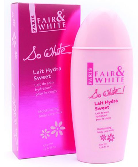 Fair And White Moisturizing Body Care Milk With Sweet Almond Oil