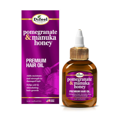 Difeel Pomegranate And Manuka Honey Premium Hair Oil 75ml / 210ml