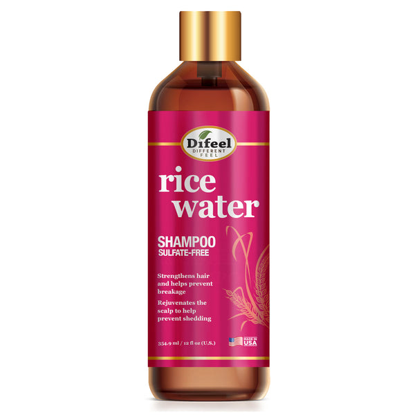 Difeel Rice Water Sulfate Free Shampoo 355ml - Afro Hair Boutique