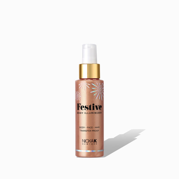 NICKA K NEWYORK Festive Body Illuminizer Rose Gold 100ml