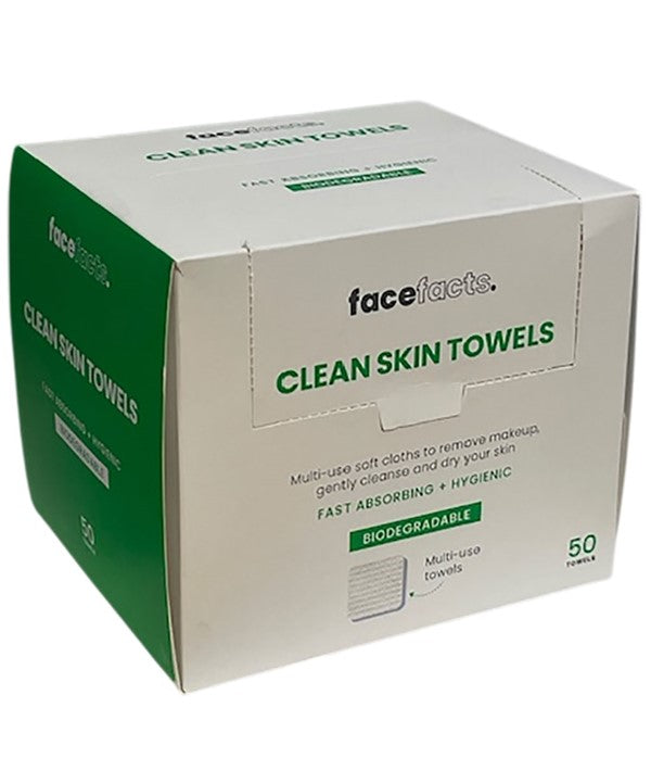 Face Facts Face Fact Clean Skin Towels 50 Towels Pack