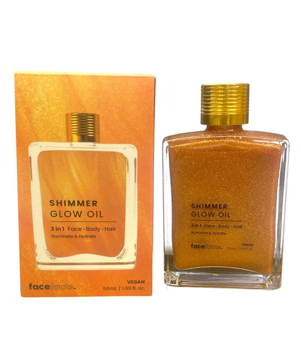 Face Facts  3In1 Shimmer Glow Oil 