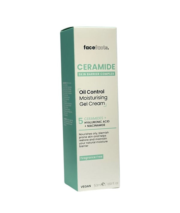 Face Facts  5 Ceramide Oil Control Moisturising Gel Cream