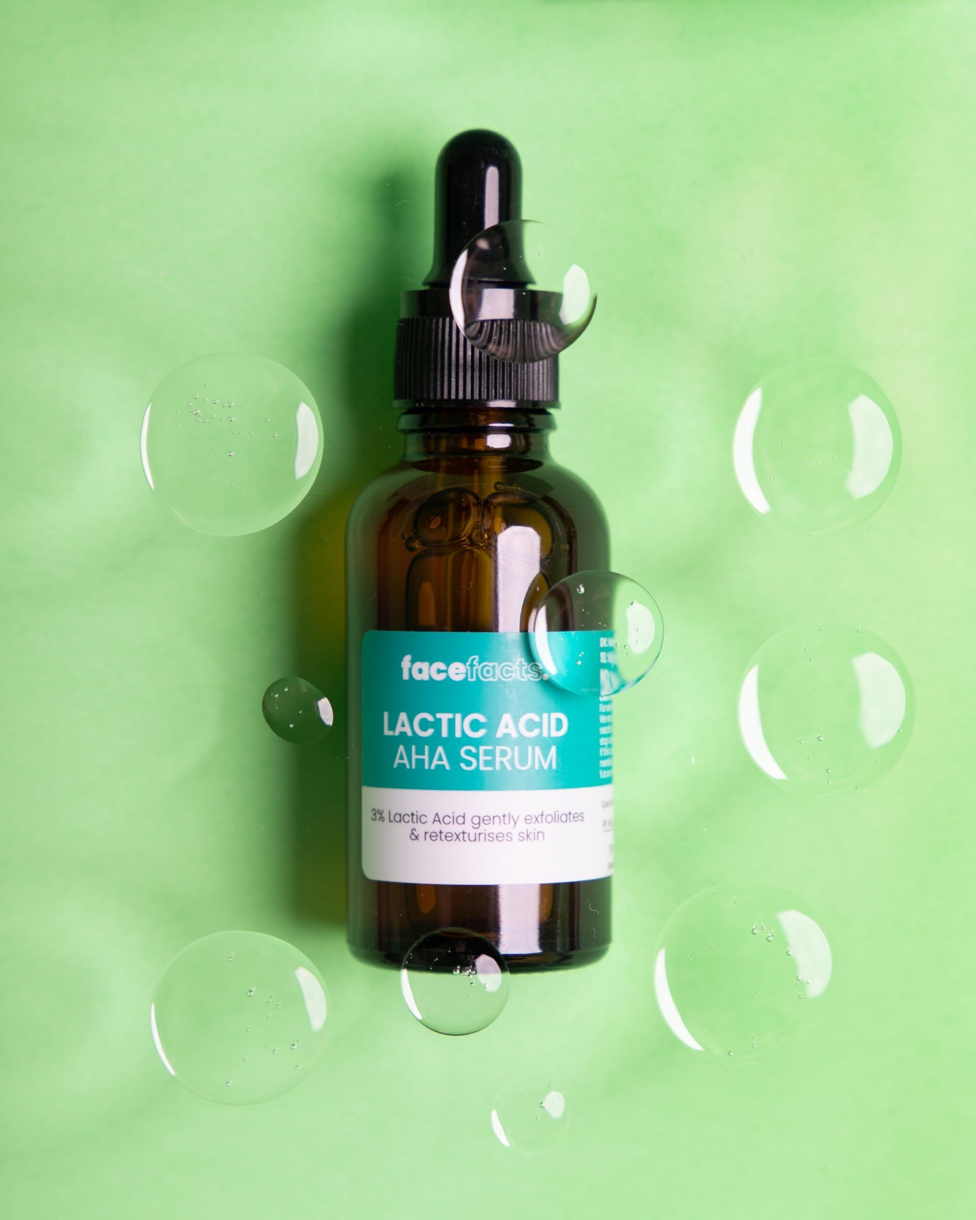 Face Facts  Glow Plus Resurface Lactic Acid AHA Serum