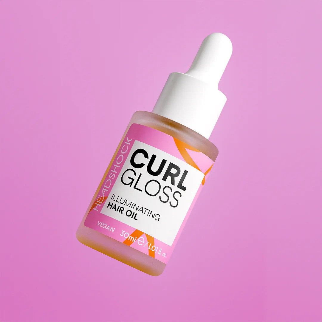 Face Facts  Headshock Curl Gloss Illuminating Hair Oil