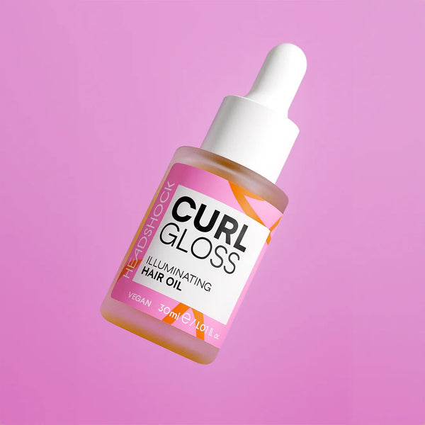 Face Facts  Headshock Curl Gloss Illuminating Hair Oil