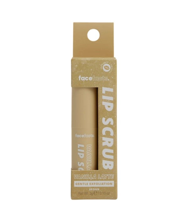 Face Facts  Lip Scrub Vanilla Latte Gentle Exfoliation