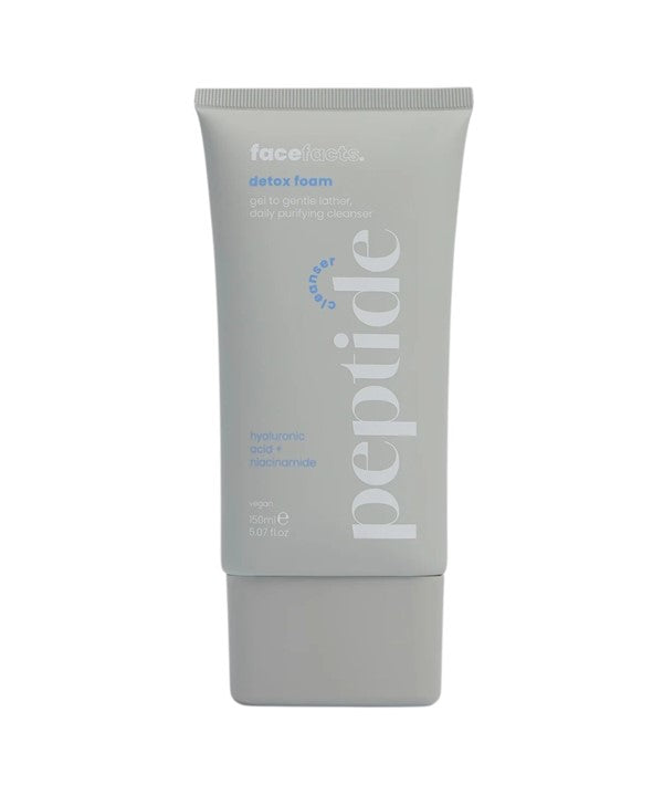 Face Facts  Peptide Detox Foam Cleanser With Hyaluronic Acid And Niacinamide