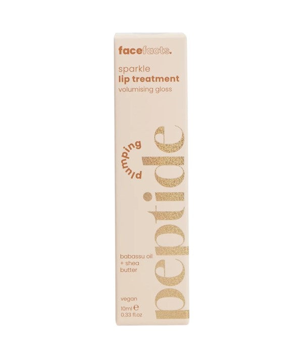 Face Facts  Peptide Plumping Sparkle Babassu Oil And Shea Butter Lip Treatment