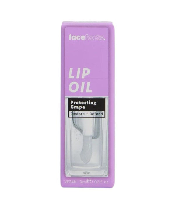 Face Facts  Nourish Plus Renew Protecting Grape Clear Glaze Lip Oil