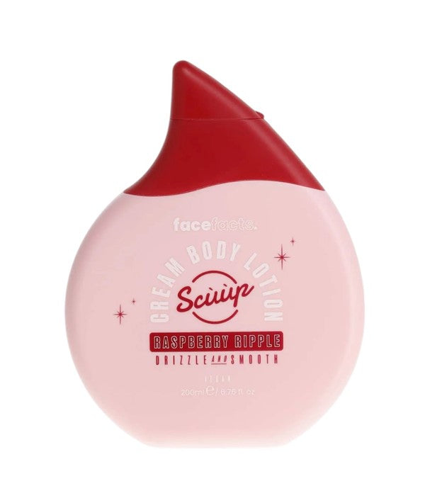 Face Facts  Scuup Raspberry Ripple Cream Body Lotion