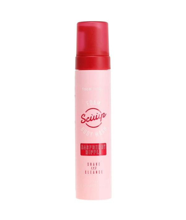 Face Facts  Scuup Raspberry Ripple Foam Body Wash