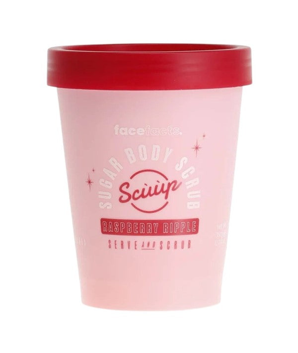 Face Facts  Scuup Raspberry Ripple Sugar Body Scrub