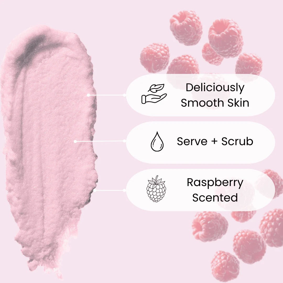 Face Facts  Scuup Raspberry Ripple Sugar Body Scrub