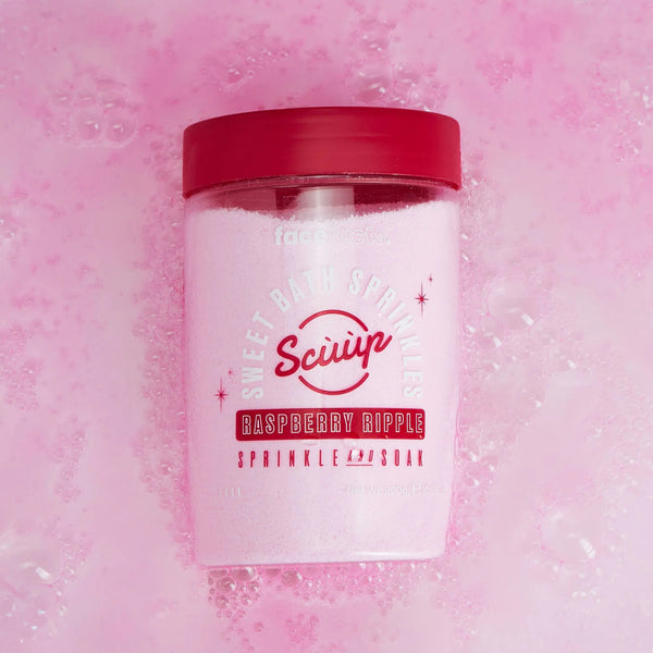 Face Facts  Scuup Raspberry Ripple Sweet Bath Sprinkles