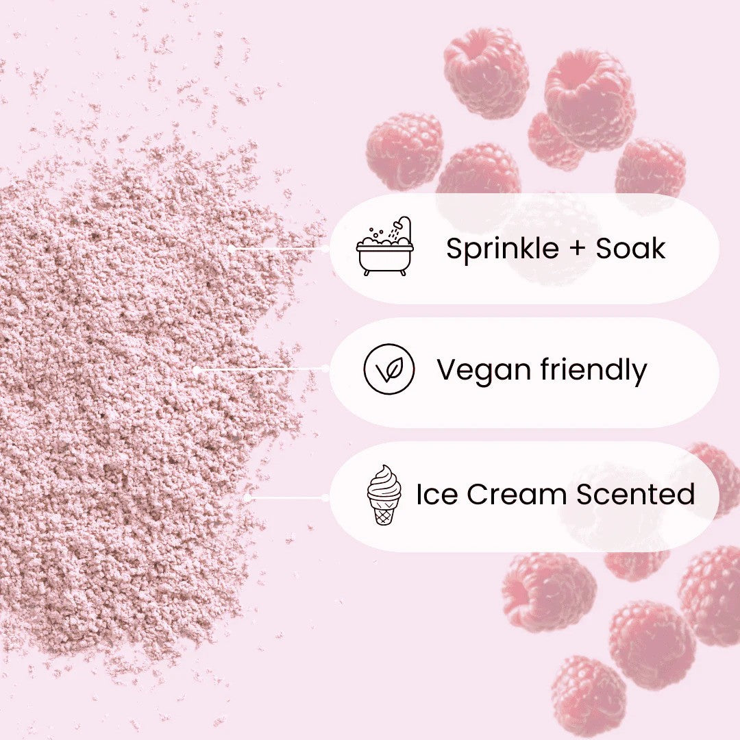 Face Facts  Scuup Raspberry Ripple Sweet Bath Sprinkles
