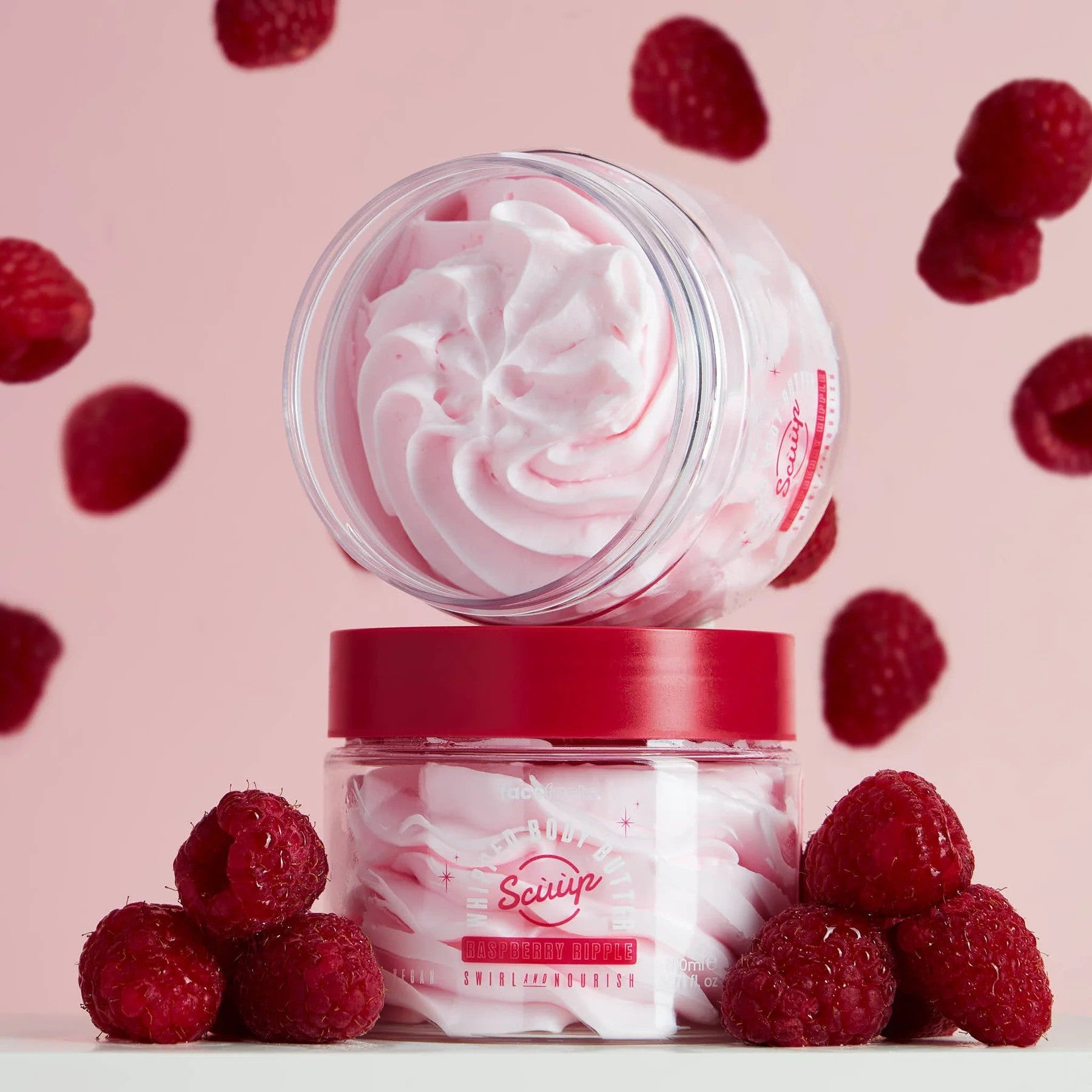 Face Facts  Scuup Raspberry Ripple Whipped Body Butter