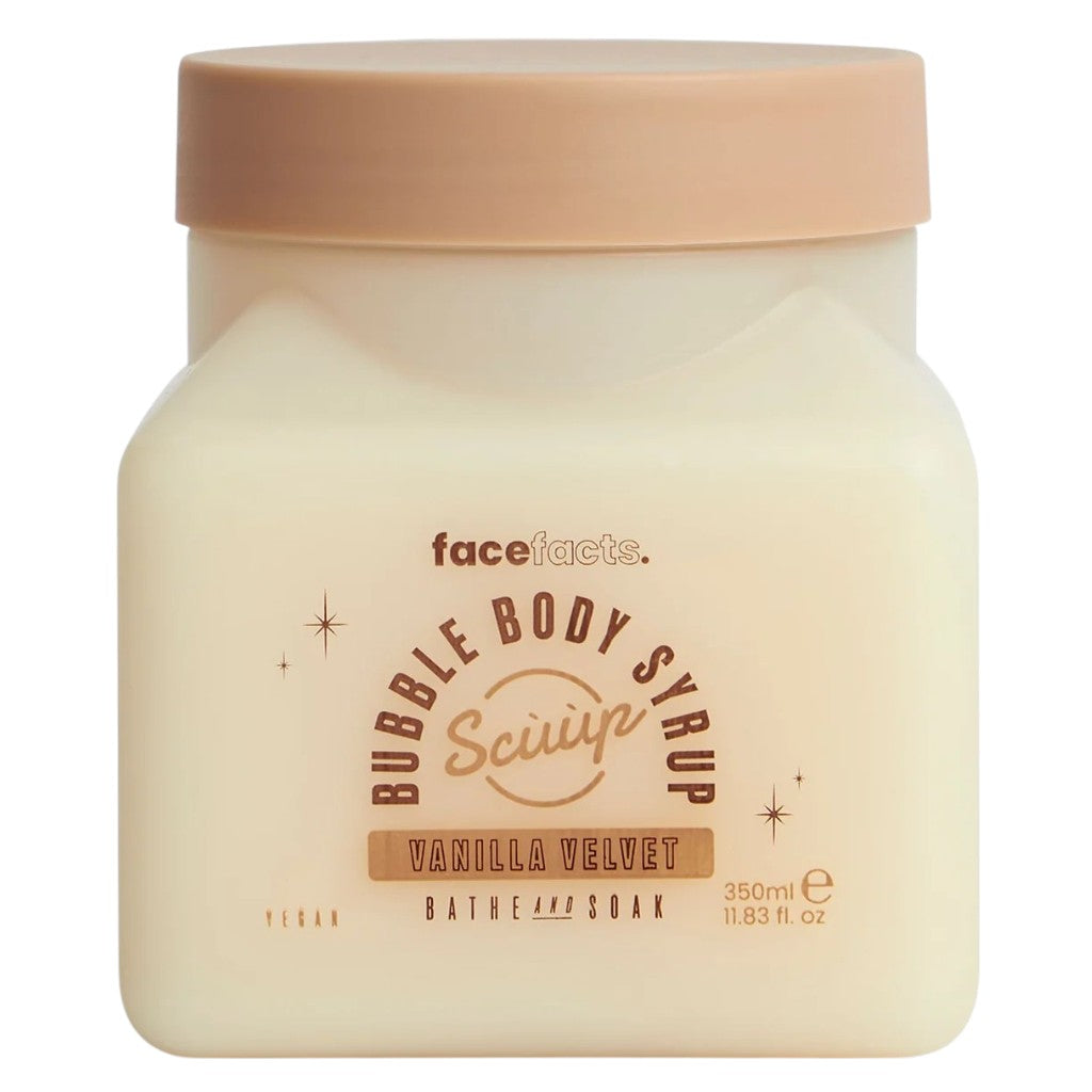 Face Facts  Scuup Vanilla Velvet Bubble Body Syrup