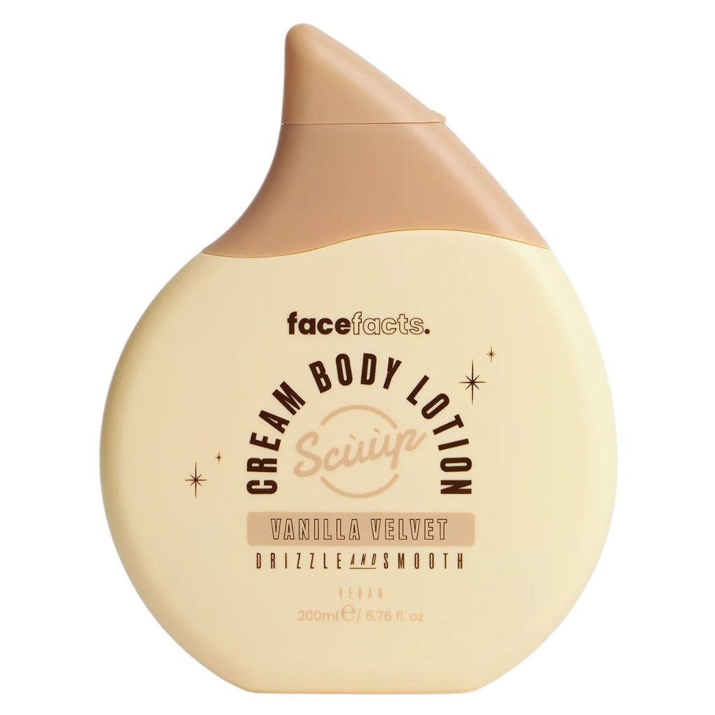Face Facts  Scuup Vanilla Velvet Cream Body Lotion