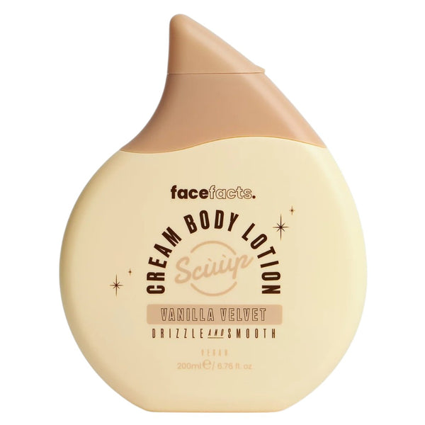 Face Facts  Scuup Vanilla Velvet Cream Body Lotion