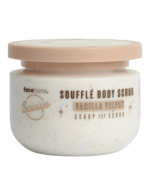Face Facts  Scuup Vanilla Velvet Souffle Body Scrub