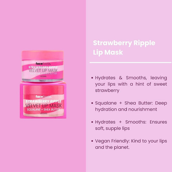 Face Facts  Strawberry Ripple Velvet Lip Mask