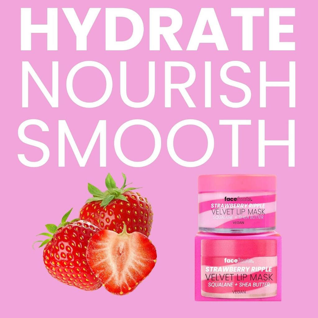 Face Facts  Strawberry Ripple Velvet Lip Mask
