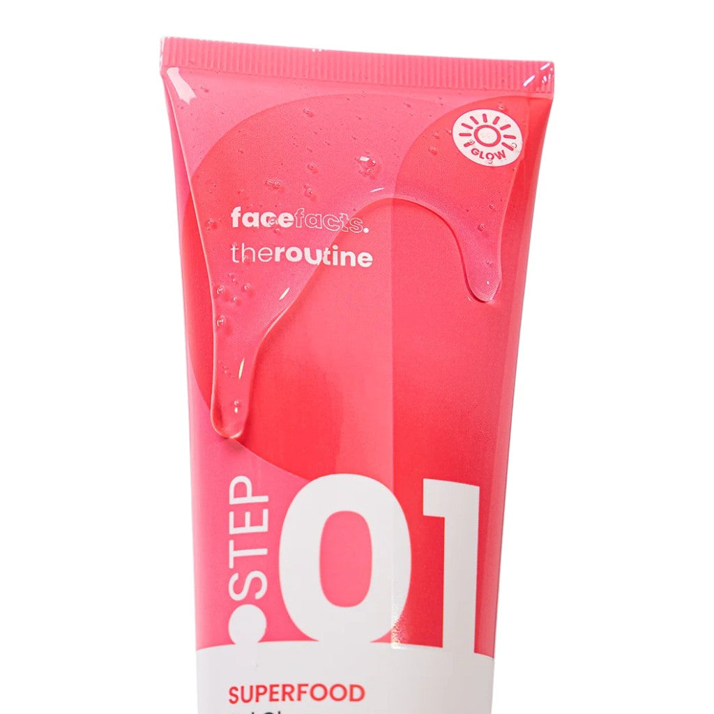 Face Facts  The Routine Step 01 Superfood Gel Cleanser