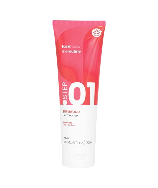 Face Facts  The Routine Step 01 Superfood Gel Cleanser