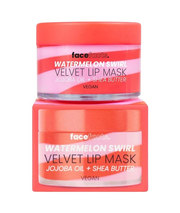 Face Facts  Watermelon Swirl Velvet Lip Mask