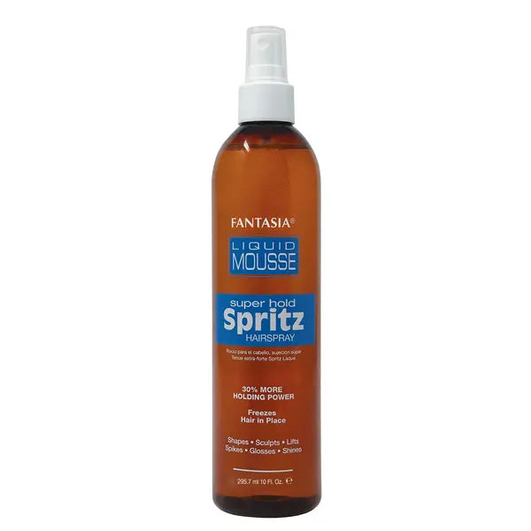 Fantasia Liquid Mousse Super Hold Spritz HairSpray 295ml - Afro Hair Boutique